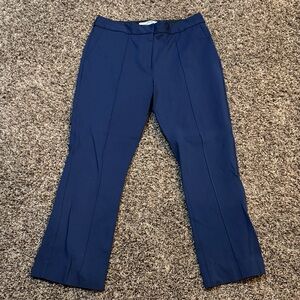 Diane Von Furstenberg Navy Ankle Pants